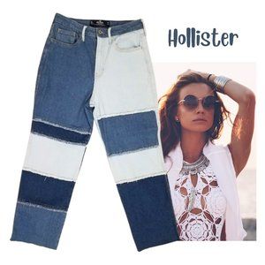 HOLLISTER Ultra High-Rise Vintage Straight Frayed Jeans - Women's 5 S